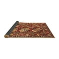 thumbnail image 2 of Ahgly Company Indoor Round Oriental Brown Industrial Area Rugs, 3' Round, 2 of 4