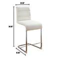 thumbnail image 2 of William's Home Furnishing White Mauna Counter Ht. Chair In White, 2 of 2