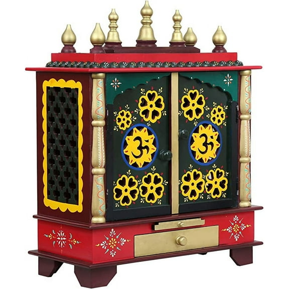 Home Temple, Wooden Temple, Pooja Mandir for Home