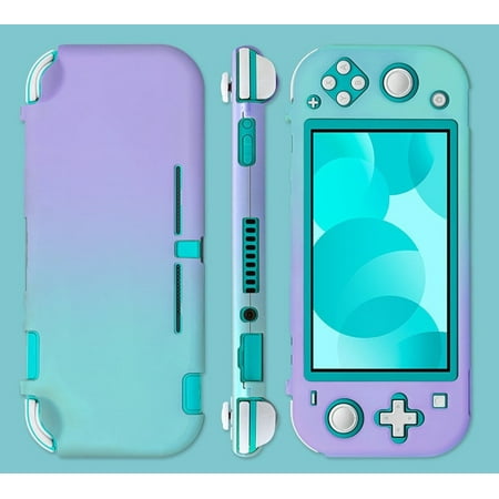 Case for Nintendo Switch Lite, Hard Shell Armor Heavy Duty Protection Grip Non Slip Cover for Joy-Con Controller NS Console Switch Lite Accessories (Black)