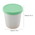 thumbnail image 3 of JWDX Food Storage Clearance! Round Plastic Ice Cup with Wide Mouth and Sealed Silicone Lid Dessert Container for Ice and Sweet Treats, Storage Rack Promotion Include 1 Plastic Cup 1 Plastic Lid, 3 of 4
