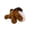 Brown, variant on White Mini Plush Animal Refrigerator Magnet With Sticky Back Soft Stuffed Doll Keychain For Kids Bag And Car Decor
