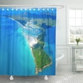 thumbnail image 1 of ABPHQTO Australia Whitsundays Islands from The Sky Flight Nature Plane Cortina de ducha 150x180 cm, 1 of 1