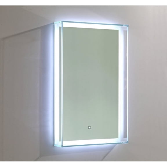 Vanity Art LED bathroom mirror with touch sensor.
