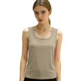 thumbnail image 2 of JIANLAI Women Ribbed Sleeveless Tank Top, Crew Neck Casual Basic Knit, Lightweight Summer Undershirt, 2 of 6