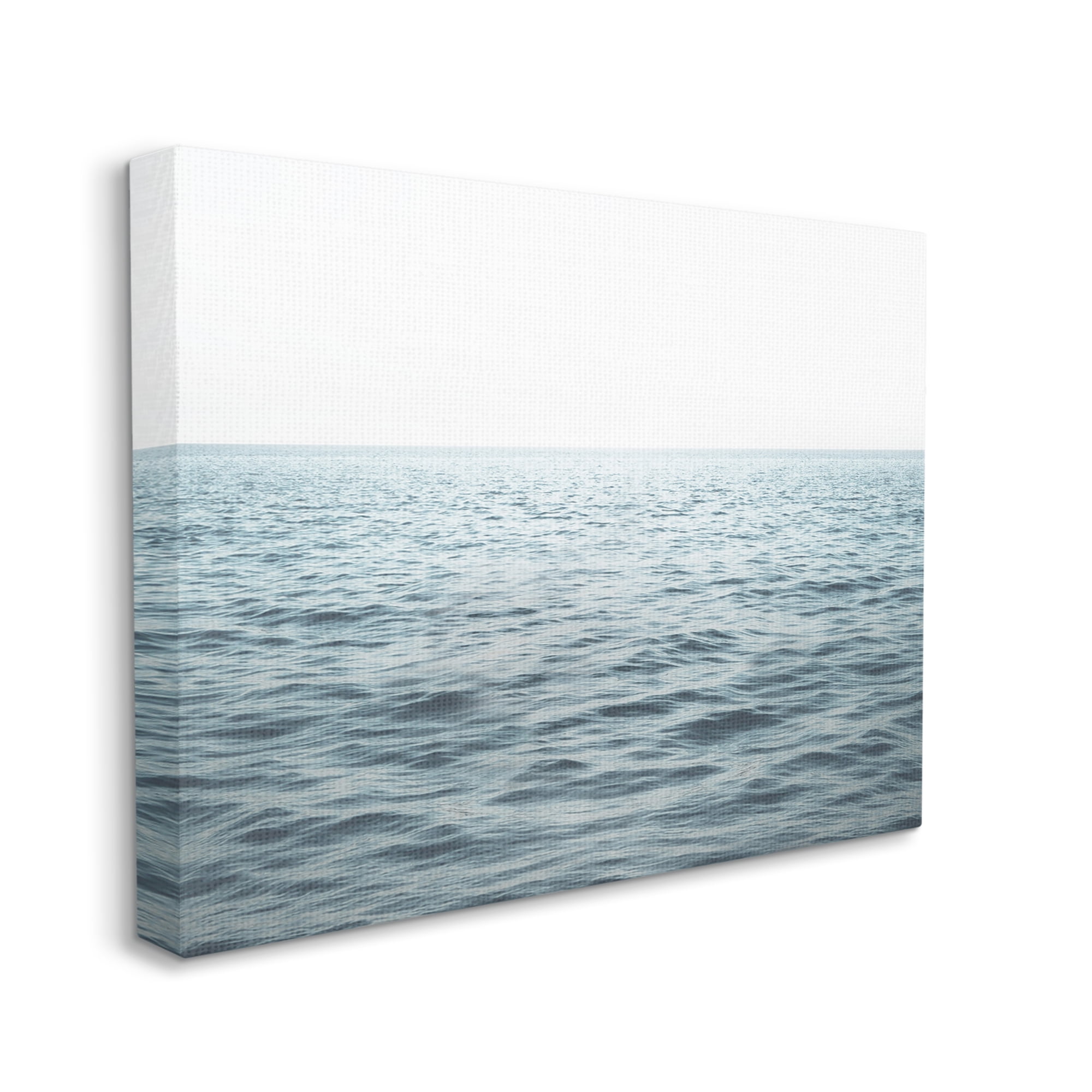 Stupell Industries Blue Sea Waves Photography Nature Photography Gallery Wrapped Canvas Print Wall Art, 30 x 24
