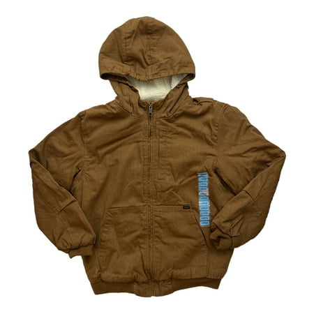 

Lee Men s Full Zip Canvas & Sherpa Lined Workwear Jacket (Tobacco M)