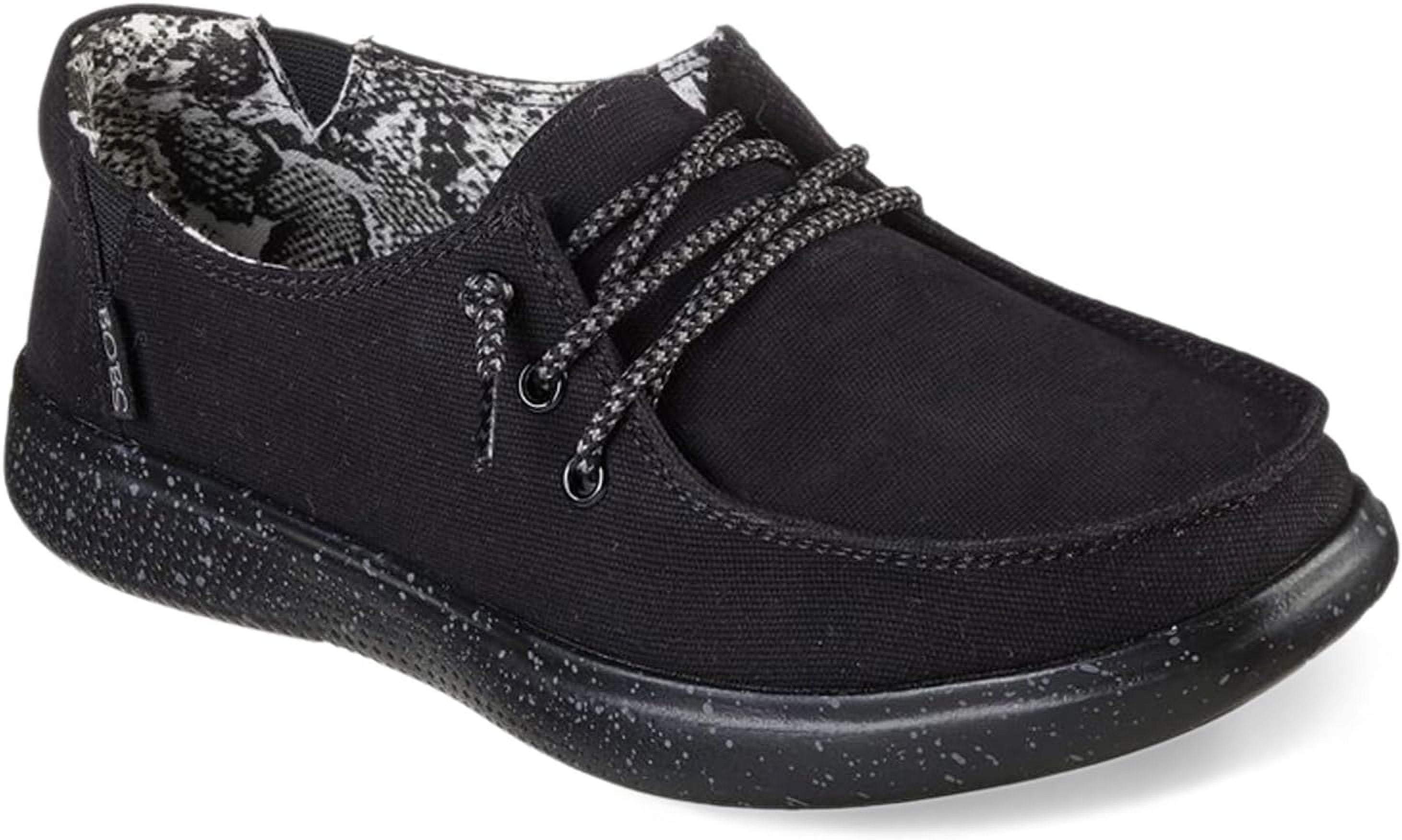 Skechers Women's BOBs Skipper Tide Pool Canvas Wallabee Oxford Shoe