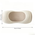 thumbnail image 3 of Seyotauo Organic Buckwheat Cervical Neck Pillow, Neck Roll for Sleeping, Ergonomic Neck Support Bolster for Side & Back Sleepers, Firm Support Pillow for Neck Pain Relief & Spine Alignment, 3 of 8
