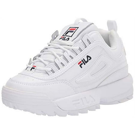 Fila Disruptor Ii Premium Sneakers White Navy Red
