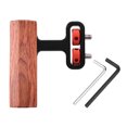 thumbnail image 1 of Mistaha Universal Camera Cage Wooden Handle Side Hand Grip with 1/4 Inch Screw Mounts for, 1 of 7