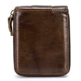thumbnail image 5 of walet,Men Purse Pouch Leather Wallet Men Purse Zipper Wallet Qinquan Mewmewcat All Around Zipper Huiop Rookin, 5 of 7