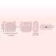 thumbnail image 4 of Funda Silicona para Con Mosquetón AirPods 4 (2024)() Rosa, 4 of 6
