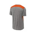thumbnail image 4 of Sport Tek Adult Male Men Electric Heather T-Shirt Dp Or/Dk Gy He X-Small, 4 of 4