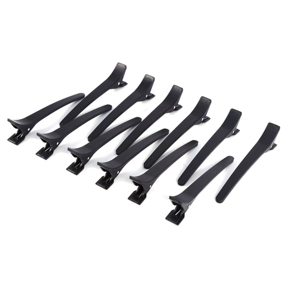 Hair Clip, Salon Clip, Easily to Use Black, Non-Slip for Hairdresser to Section Salon Use Fine Sections and Around the Hairline Any Kind of Hair