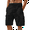 CS54_Black, variant on Lumtrix Men's Cargo Shorts Casual Cotton Drawstring Short Elastic Waist Baggy Work Pants with Multi Pockets White L