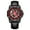 black red leather, variant on GZFCMY PEAK Vintage Skeleton Automatic Self-Winding Mechanical Movement Men Wrist Watch Business Rubber or Leather Band Mineral Glass Mirror Waterproof Clock Man Luminous