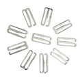 thumbnail image 1 of jifeng Metal Lingerie Hardware Sewing Clips Adjusters Bra Strap Sliders Buckle Pack of, 1 of 7