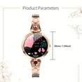 thumbnail image 3 of 2024 Stylish Rhinestone Ladies Smart Watch | 1.09" Full-Touch, Bluetooth Call, 100+ Sports Modes | Step & Calorie Tracking, 3 of 9
