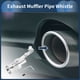 thumbnail image 2 of Silbato de escape Turbo Sound Muffler Pipe Whistle para automóvil XL, fabricante de rugido trasero, tono plateado de aluminio, 1 juego, 2 of 7
