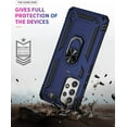 thumbnail image 3 of Military Grade Drop Impact for Samsung Galaxy A53 5G Case Galaxy A53 Case 360 Metal Rotating Ring Kickstand Holder Armor Heavy Duty Shockproof Case for Galaxy A53 5G Phone Case (Blue), 3 of 16