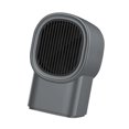 thumbnail image 3 of Calentador de escritorio Mini calentador de espacio pequeño Ventilador eléctrico sin hojas para habitación Oficina en casa Enchufe de EE. UU., Negro Inevent HA003276-01, 3 of 6