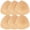 Beige, variant on Nimiah Bra Pads Inserts 3 Pairs, Black Sewn Edge Removable Boob Replacement Padding for Swimsuit Sport Fits DE Cups