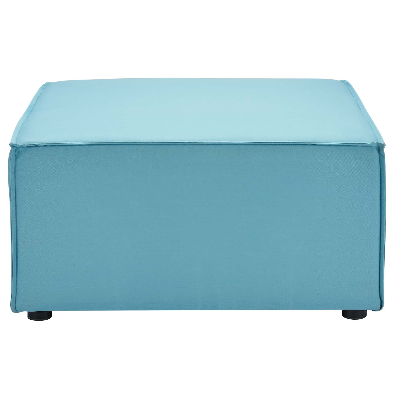 Lounge Chair Ottoman, Fabric, Blue, Modern Contemporary Urban Design, Outdoor Patio Balcony Cafe Bistro Garden Furniture Hotel Hospitality - image 2 of 6