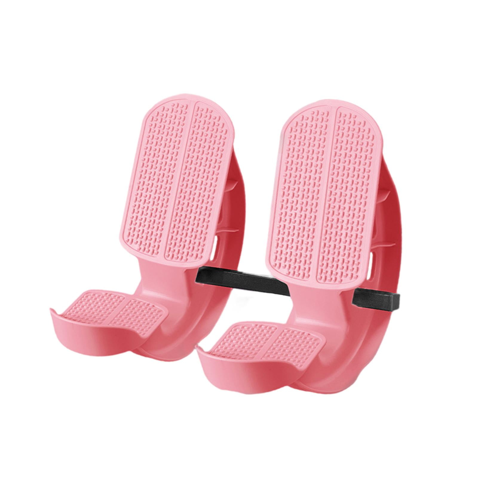 funtasica 2 Pieces Foot Rocker Stretcher Foot Calf Stretcher Board Wheel Calf Stretching Tool Massage Fitness Pedal Non Slip PP Suitable for Yoga Home Gym Offic red