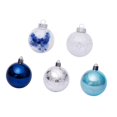 thumbnail image 2 of 30pcs Christmas Tree Hanging Balls Home Office Mall Tree Plastic Balls red white, 2 of 8
