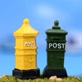 thumbnail image 2 of Mini Micro Landscape Craft Figurines Postbox DIY Accessories Home Decor Fairy Garden(1pc Red), 2 of 5