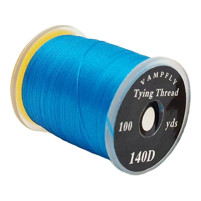 S SERENABLE Fly Tying Thread Multifilament Strong in Standard Bobbins Fly Tying Supplies blue