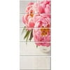 Design Art Peony Flowers in Vase Photography 5 Piece Graphic Art on Wrapped Canvas Set