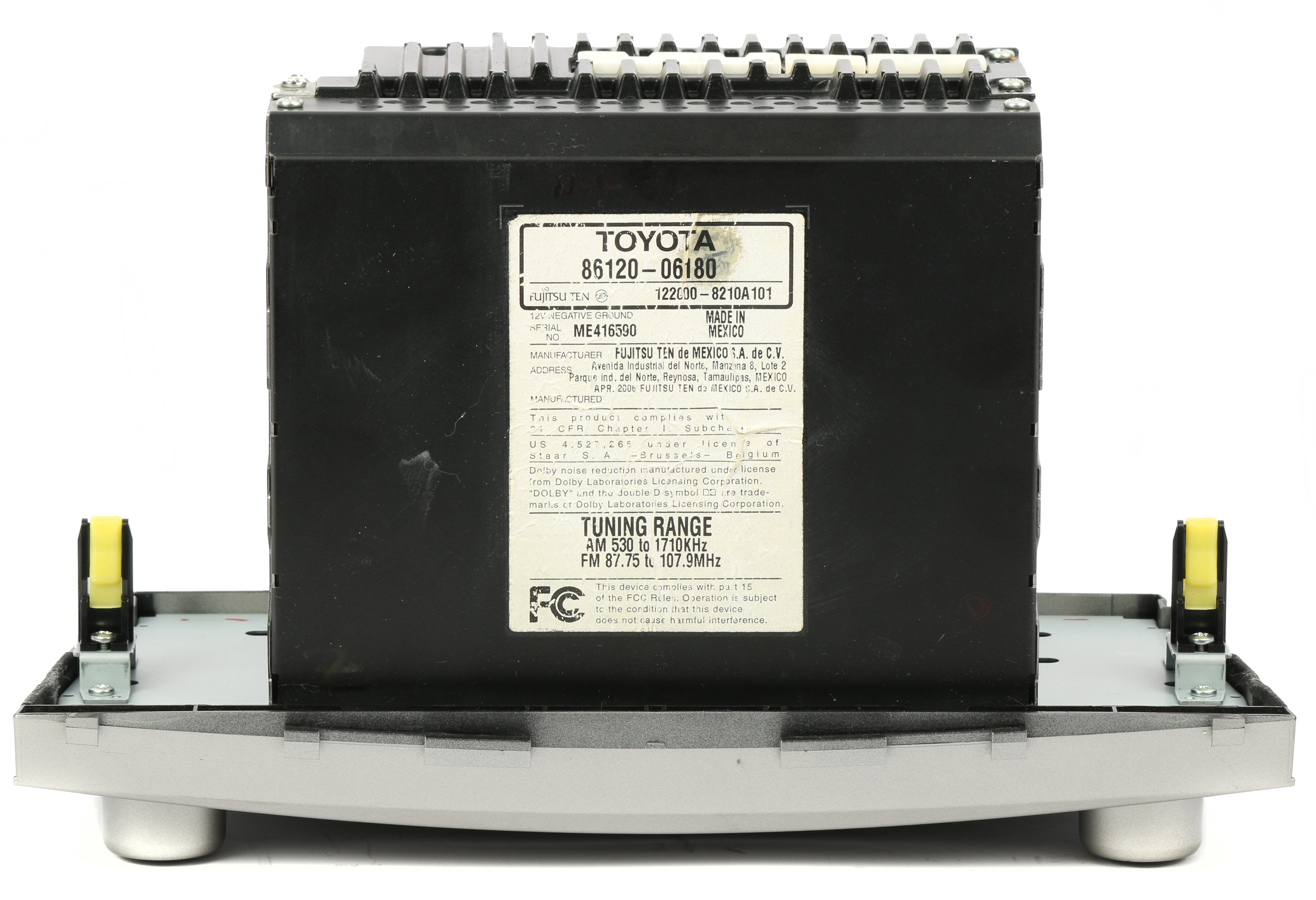 2012-2013 Toyota Camry OEM Radio Receiver AM-FM-CD – P10067 (Tested, Good Condition)