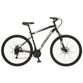 Schwinn 700c Glenwood Hybrid Bike, Adults  14 Years, Black, 21 Speeds