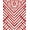 Red, Pattern 1, variant on ODIKA 4' x 6' Machine Washable Non-Slip Area Rug, Geometric Chevron High Traffic Rug, Red, 507754