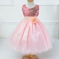 thumbnail image 5 of Uccdo Kids Girls Formal Dresses Flower Girl Sequin Tulle Party Prom Ball Gown Dress 1-10T, 5 of 5