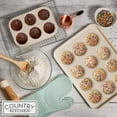 thumbnail image 4 of COOK WITH COLOR Nonstick Stackable Bakeware Set, 13-Pc Baking Set with Baking Sheets & Pans, Sage, 4 of 6