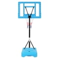 thumbnail image 6 of Topcobe Indoor Basketball Hoop Outdoor Toys Outside Backyard Games Mini Hoop Basketball Hoop, Kids Basketball Hoop Stand Adjustable Height for Boys Girls Toddlers, Blue, 6 of 9
