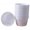White, variant on ievspot 50 Pcs Greaseproof Paper Baking Cups Reusable Muffin Liners Non-Stick Cup Cake Molds Set Cupcake Greaseproof Paper Liner