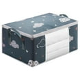 thumbnail image 1 of Clothes Storage Box Durable Quilt Storage Bag for Comforters Bedding (L Beige), 1 of 4