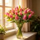thumbnail image 1 of Artificial Tulips Ornament For Hotel Tables Artificial Flower Decorations For Weddings Wedding Photography And Bridal Bouquets, 1 of 6