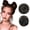 Dark Brown, variant on Messy Space Bun Hair Pieces 2PCS Mini Claw Clip Fake Hair Extensions Updo Hair Accessories for Women Girls