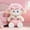 Pink Sheep, variant on Soft Fluffy Dressed-Up Baby Lamb Stuffed Animal, Cute Sheep Plush Toy for Kids Room Decor