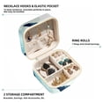 thumbnail image 2 of Whale Travel Portable Square Jewelry Box for Rings Earrings Necklaces Bracelets Girls Women Display Case Holder Organizer Stand Storage Box, 2 of 6