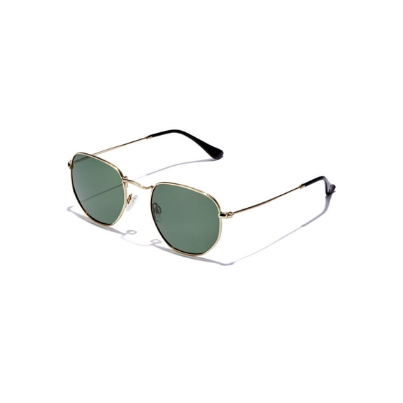 Hawkers - Polarized Sixgon Drive Gold Green One Size UV400 Unisex Sunglasses