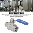 thumbnail image 4 of Válvula de bola NPT de 1/2 pulgada válvula de bola de agua de rosca macho hembra DN15 de acero inoxidable 304 para bombas ANGGREK Otros, 4 of 8