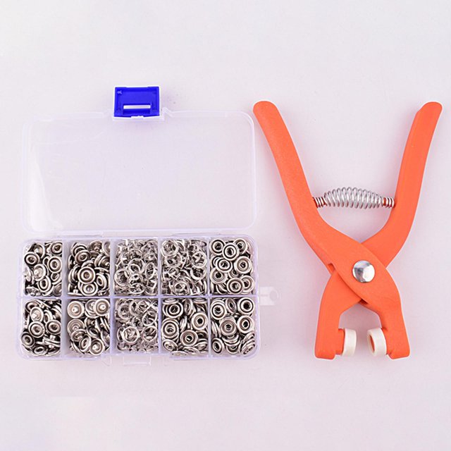 Bouton Pression Multifonction avec Pinces à Pression Ensemble de Boutons pour Couture