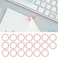 thumbnail image 4 of Loose Leaf Buckles, Round Durable Plastic Book Binder   For Menu, 4 of 8
