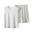 thumbnail image 1 of Caqnni Cute Flower Toddler Summer Outfits Set – 2Pcs Short Sleeve T-Shirt and Shorts Summer 2Pcs Gift Outfits Set Girls' Clothing Set Shorts Set White 3-4 Years, 1 of 1
